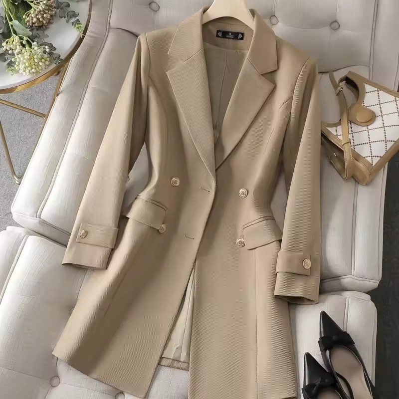 Women Formal Wear Coat - Fashion Autumn Trench Jacket Women Long