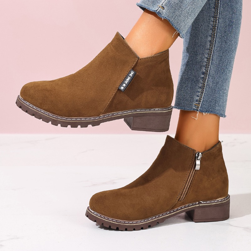 Women Formal Wear Sale - Women Autumn Winter Ankle Boots Side