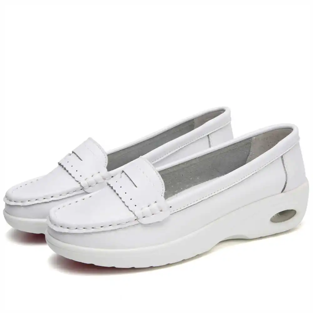 Thick Sole Slipon White Traine - Women Formal Wear Best Brands บทวิจารณ์และราคา