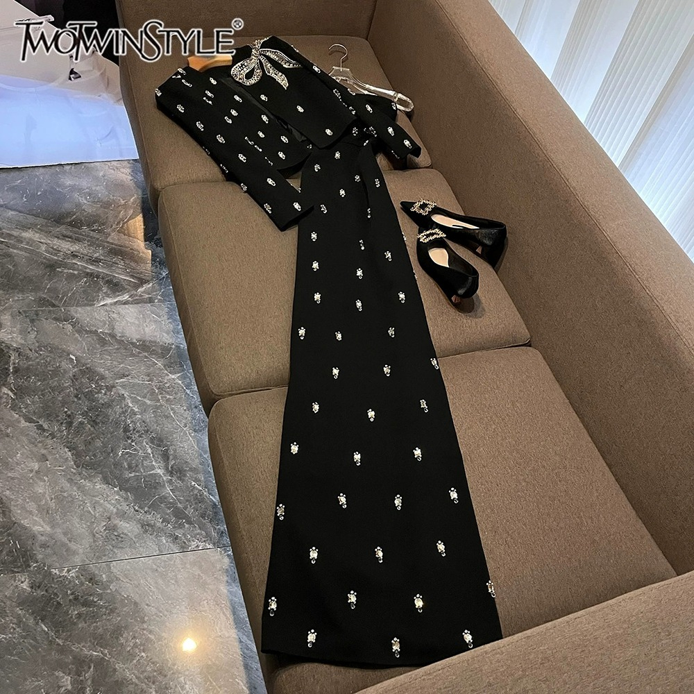 TWOTWINSTYLE Elegant Luxury Tw - Formal Dress Female บทวิจารณ์และราคา