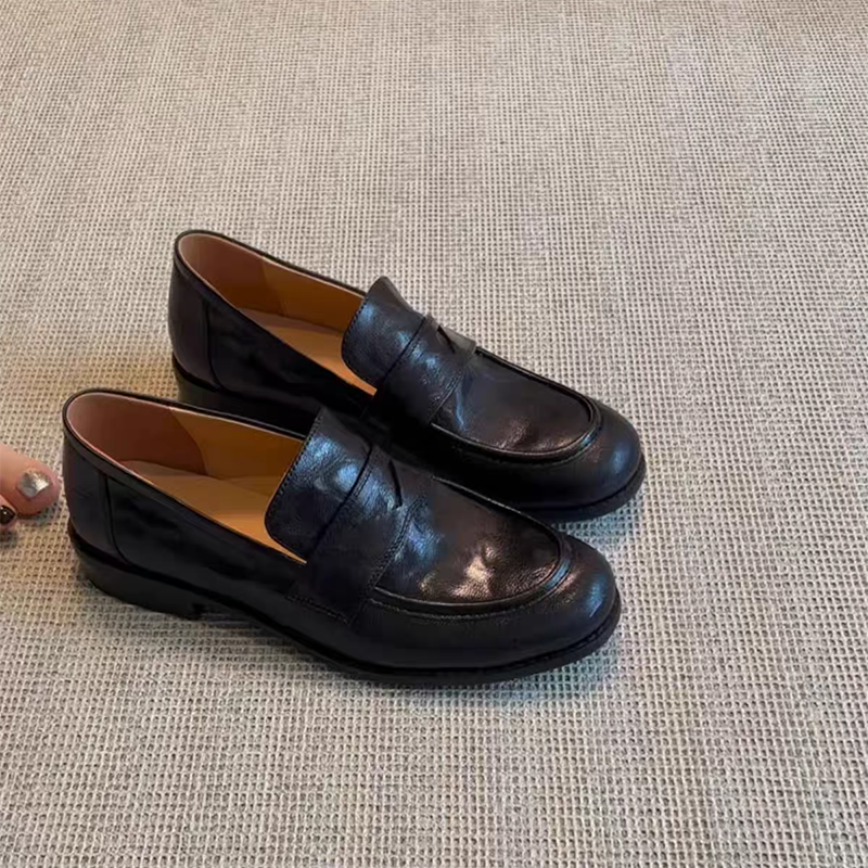 Womens Genuine Leather Loafers - Formal Women Daily Wear Footwear บทวิจารณ์และราคา