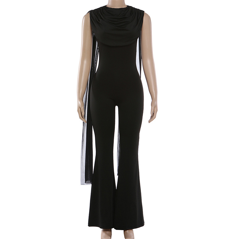 Black Women Jumpsuit Sexy Slee - Women'S Formal Jumpsuit Evening Wear บทวิจารณ์และราคา