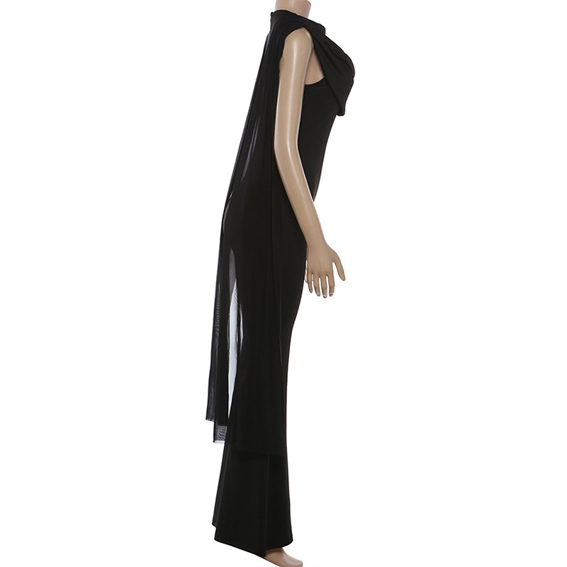 Black Women Jumpsuit Sexy Slee - Women'S Formal Jumpsuit Evening Wear บทวิจารณ์และราคา