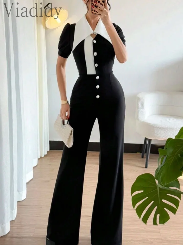 Women's Elegant Color Block La - Women'S Formal Jumpsuit Evening Wear บทวิจารณ์และราคา