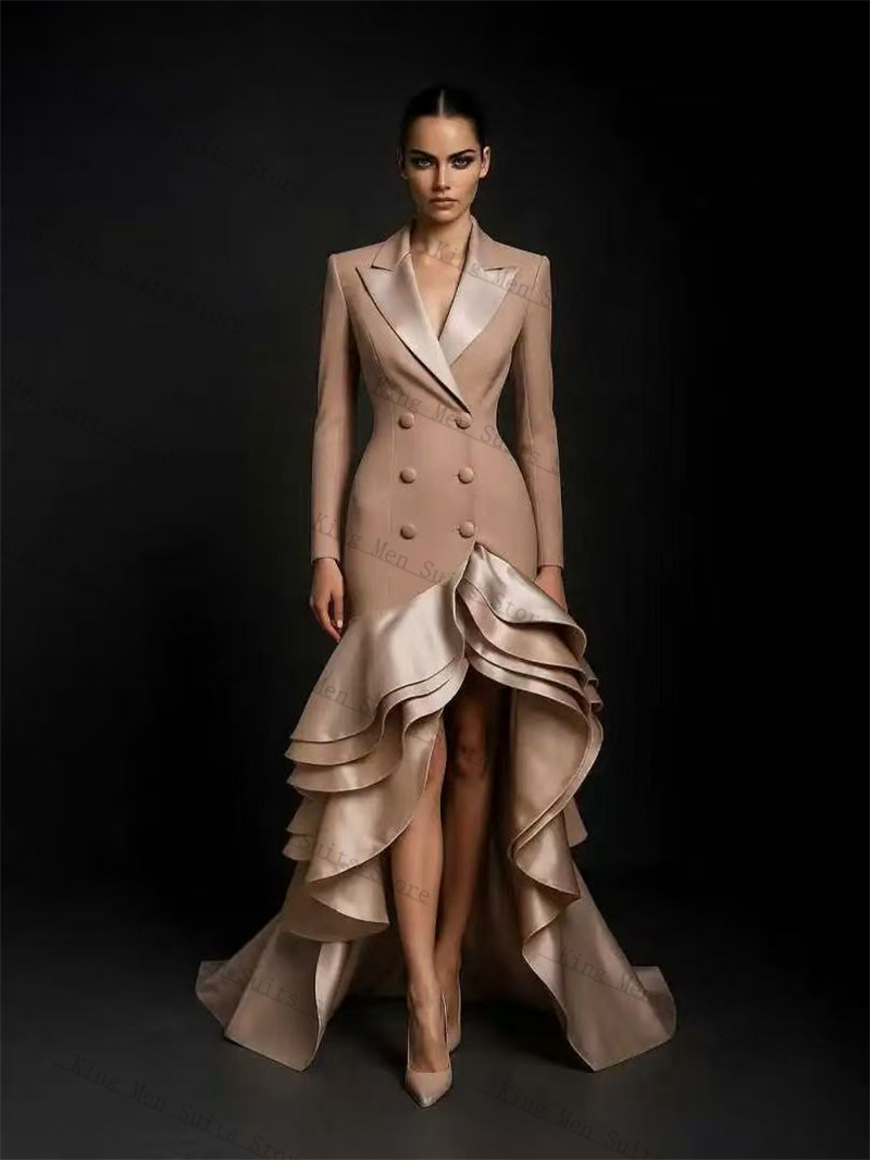 Champagne Women Suits 1 Piece  - Women'S Formal Wear For A Wedding บทวิจารณ์และราคา
