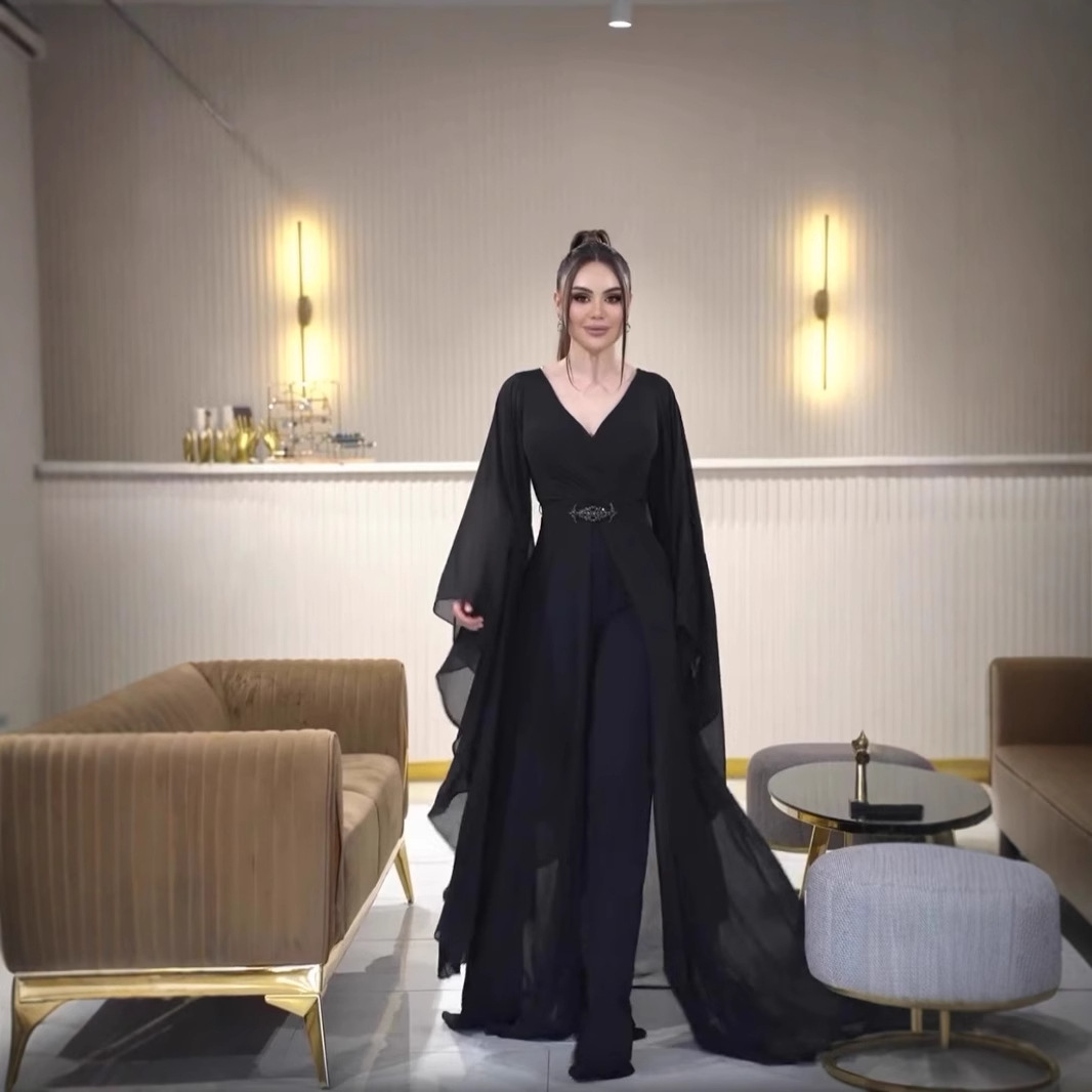 Arabia Black Women Jumpsuit Pr - Women'S Formal Jumpsuit Evening Wear บทวิจารณ์และราคา