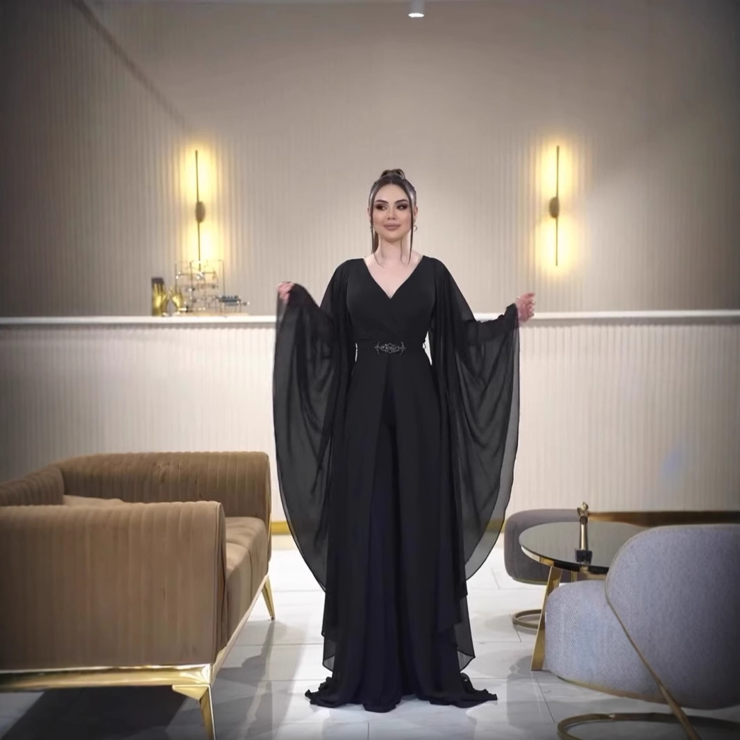 Arabia Black Women Jumpsuit Pr - Women'S Formal Jumpsuit Evening Wear บทวิจารณ์และราคา
