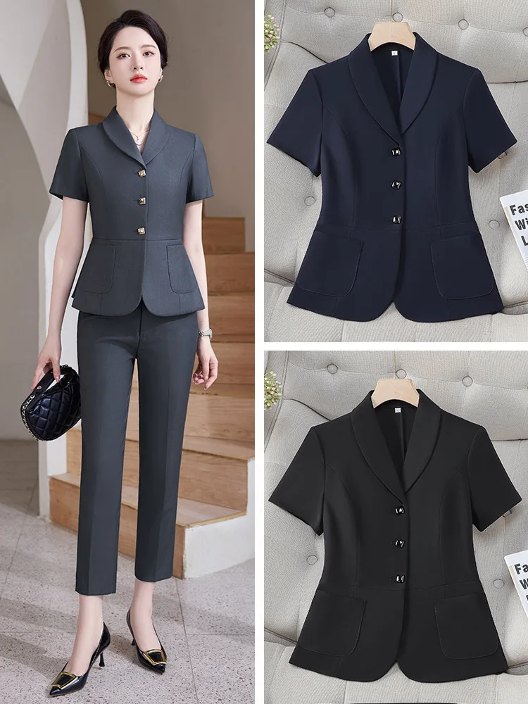 Pop 2024 Summer Formal OL Styl - Women Formal Wear For Interview บทวิจารณ์และราคา