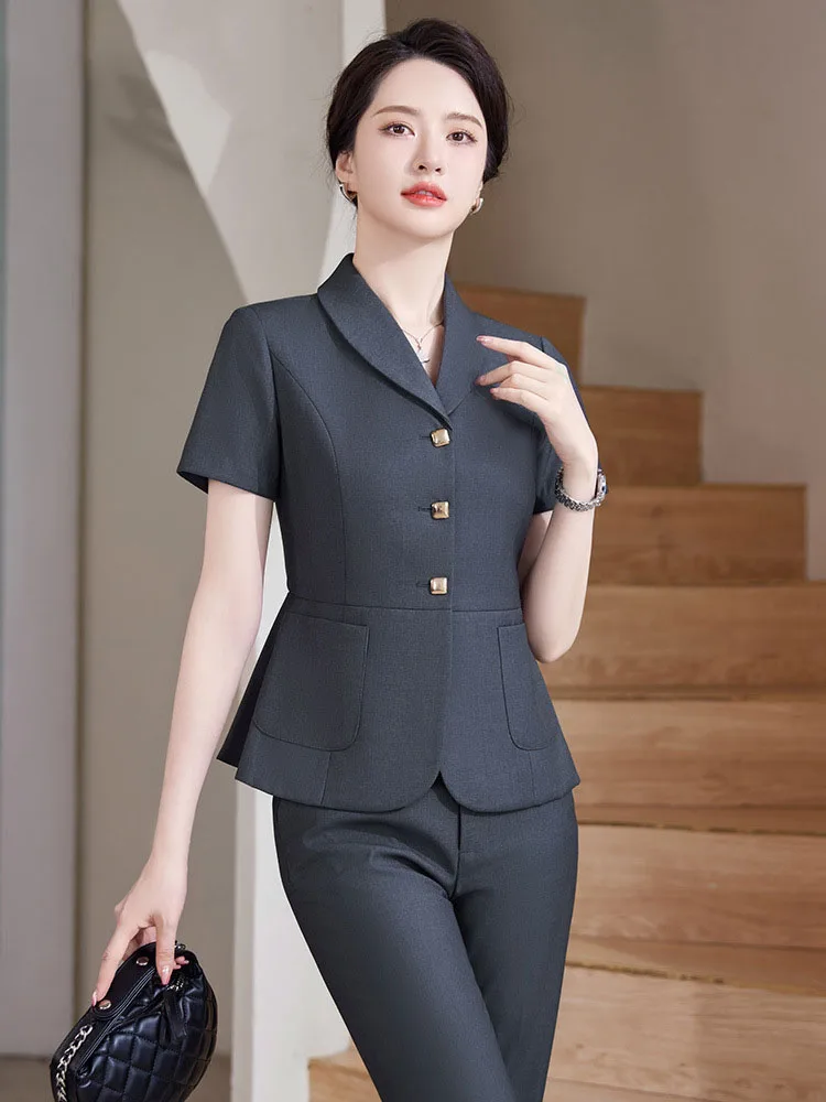 Pop 2024 Summer Formal OL Styl - Women Formal Wear For Interview บทวิจารณ์และราคา