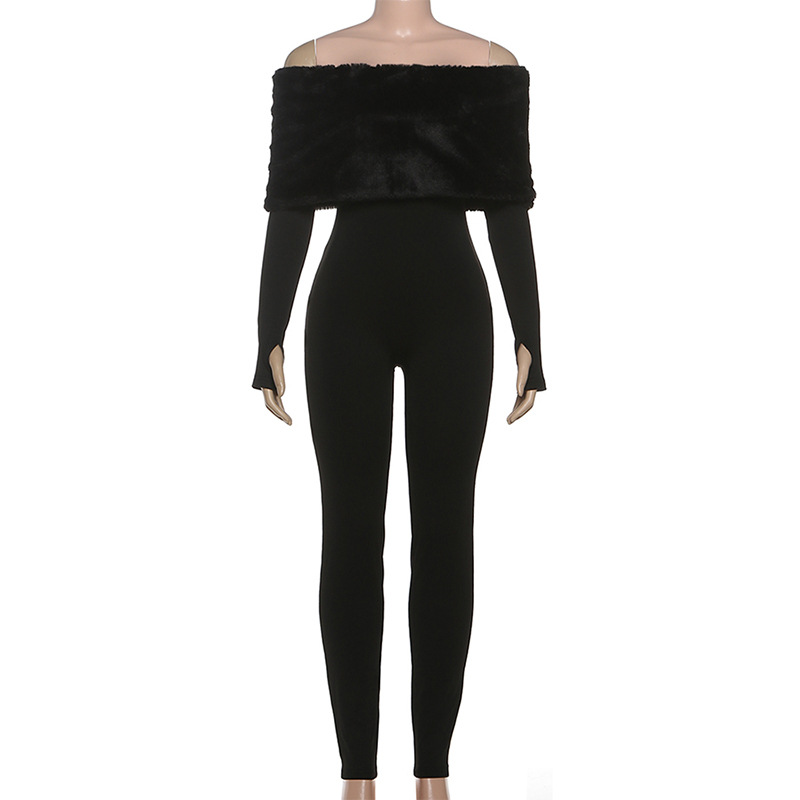 Luxury Fur Women Jumpsuit Sexy - Women'S Formal Jumpsuit Evening Wear บทวิจารณ์และราคา