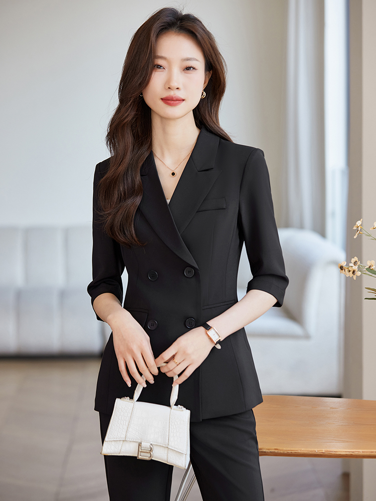 Spring Thin Professional Suit  - Women Formal Wear For Interview บทวิจารณ์และราคา