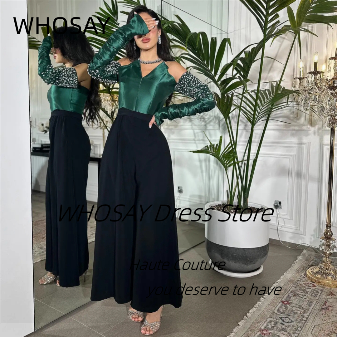 WHOSAY Customized Bead Long Sl - Women'S Formal Jumpsuit Evening Wear บทวิจารณ์และราคา