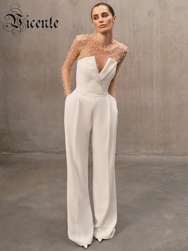 VC Women's Matching Pant Sets  - Women'S Formal Jumpsuit Evening Wear บทวิจารณ์และราคา