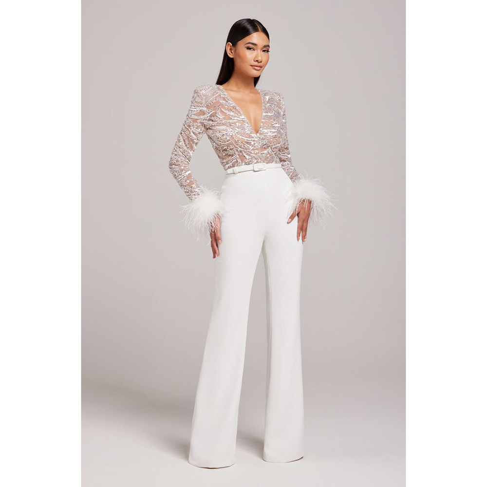 Chic Evening Dress Jumpsuits f - Women'S Formal Jumpsuit Evening Wear บทวิจารณ์และราคา