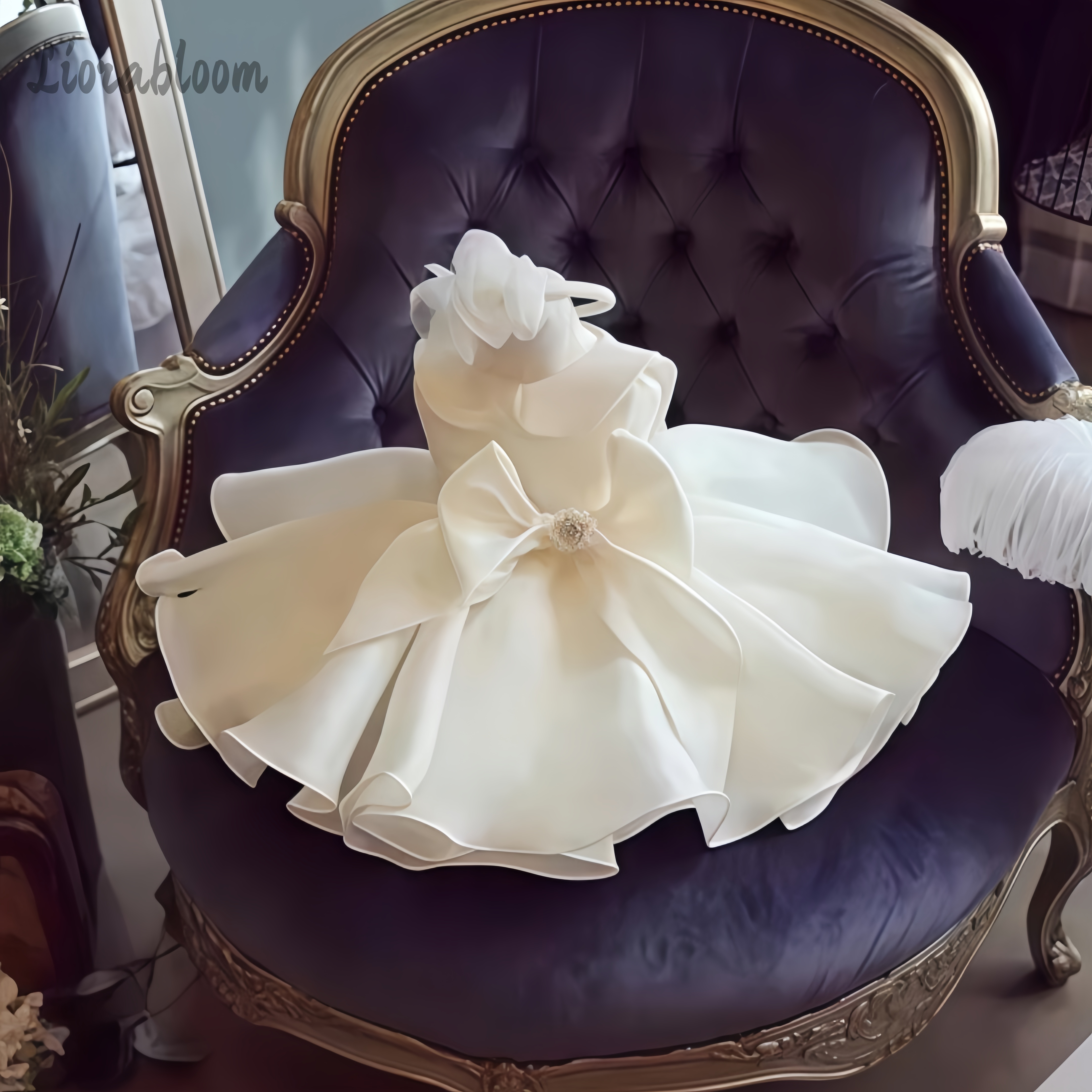 White Pearl Embellished Dress  - Women'S Formal Wear For A Wedding บทวิจารณ์และราคา