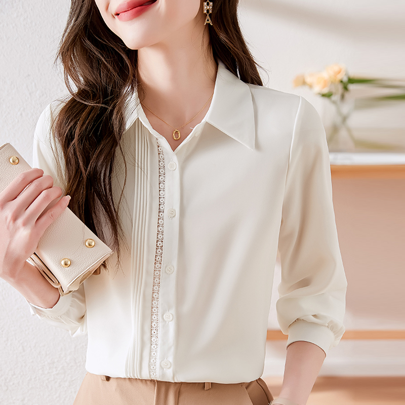 White Shirt for Women Elegant  - Women Formal Wear Xxl บทวิจารณ์และราคา