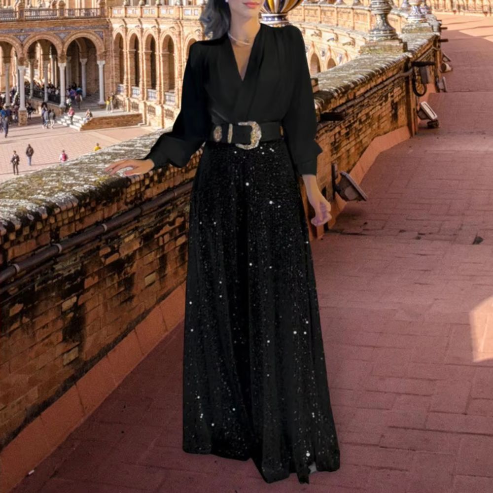 Lady Evening Wear Jumpsuit V N - Women'S Formal Jumpsuit Evening Wear บทวิจารณ์และราคา