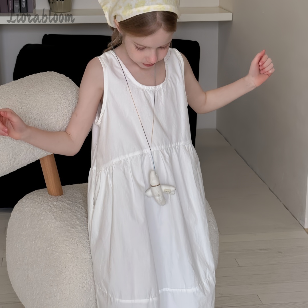 Girls' White Dress Simple Maxi - Women'S Formal Wear For A Wedding บทวิจารณ์และราคา